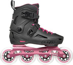 Rollerblade Lightning 90 Women's Urban Inline Skate, Black and Sangria