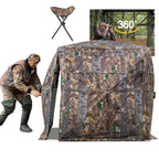 FUNHORUN Hunting Blind 270/360 See Through Deer Blind, Pop Up Ground Blind