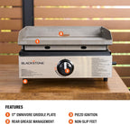 Blackstone 1971 Original 17" Omnivore Tabletop Griddle, Black