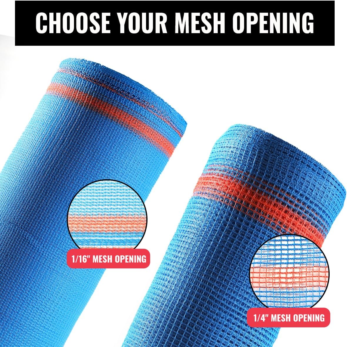 Heavy Duty Safety Debris Netting Rolls - Fire Retardant,1/4" Mesh roll, for Scaffold Enclosure, Visibility Barrier, for Construction & Agricultural Use. (Blue-4 ft X 150 ft)