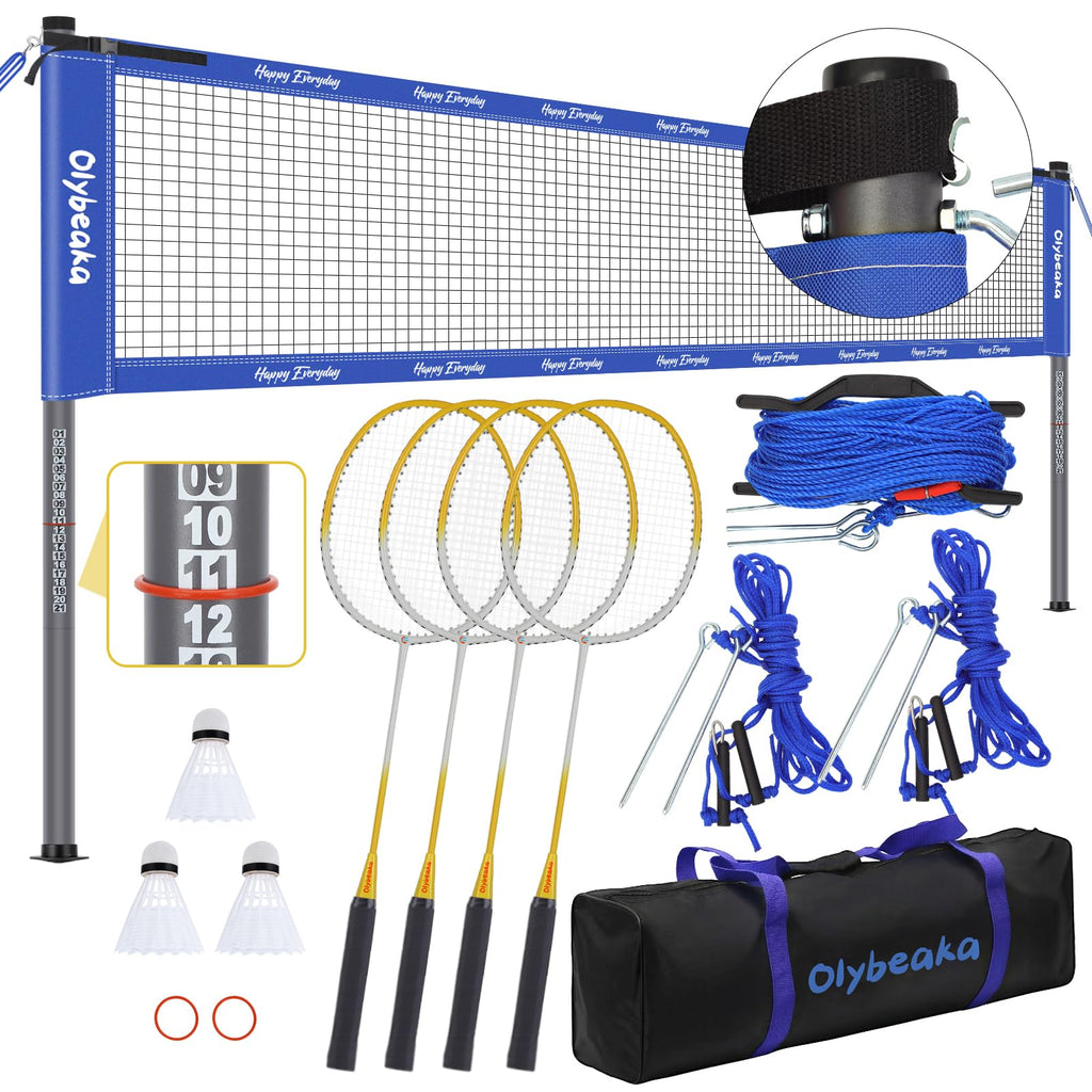 20FT Portable Outdoor Badminton Set for Backyard