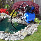 1.6 HP Shallow Well Pump with Pressure Tank, 110V Garden Water Pump, 1000GPH,Stainless Steel, Automatic Water Booster Jet Pump with for Home, Garden, Lawn, Irrigation