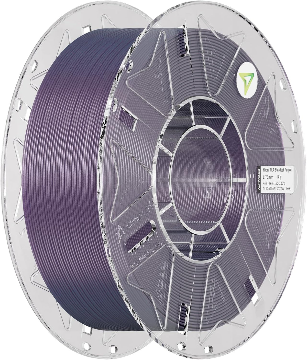 Creality Hyper PLA Filament 1.75mm, Black, 4-Pack, 4KG