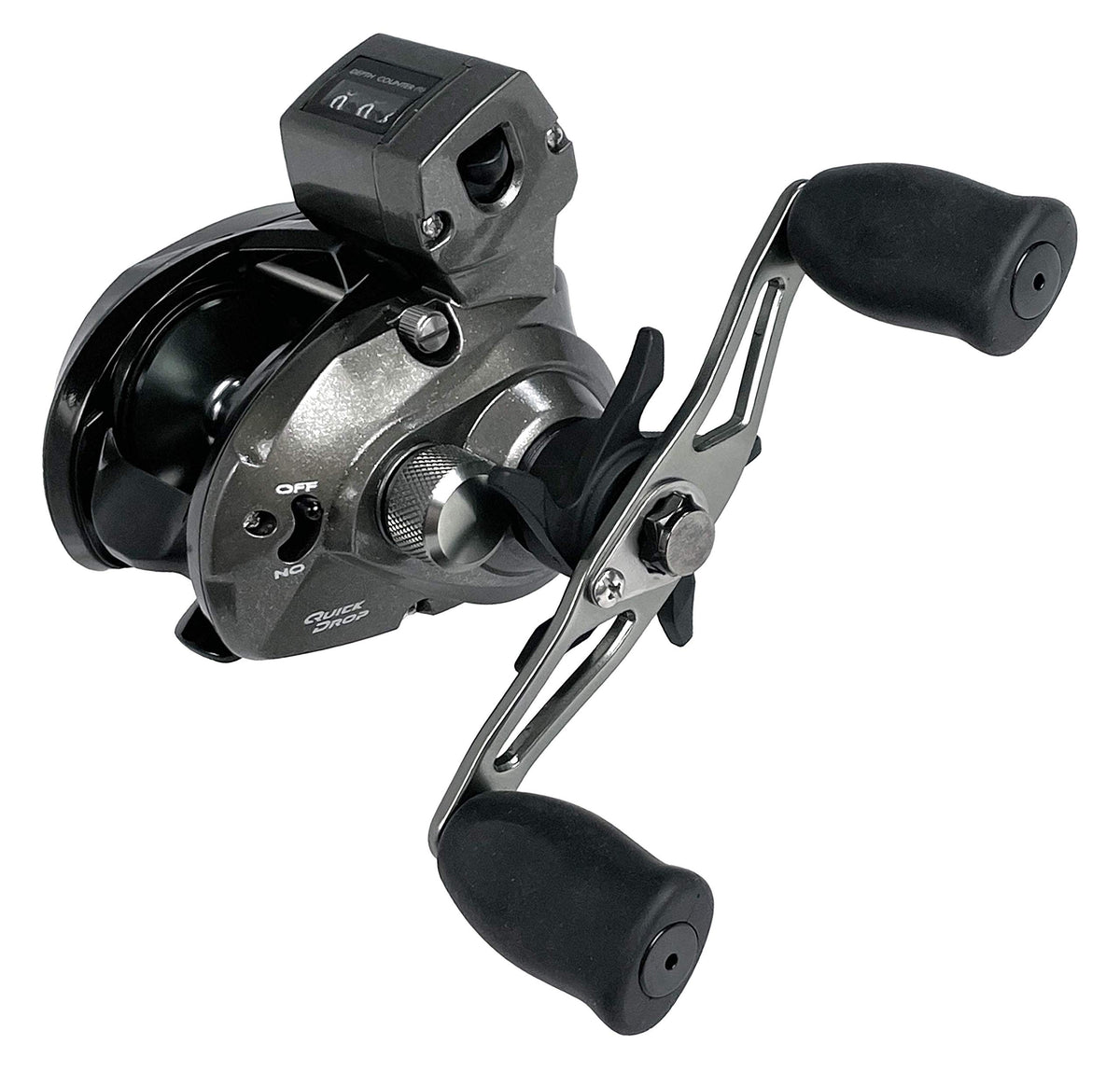 Okuma Convector Low Profile Line Counter Graphite Frame Trolling Reel