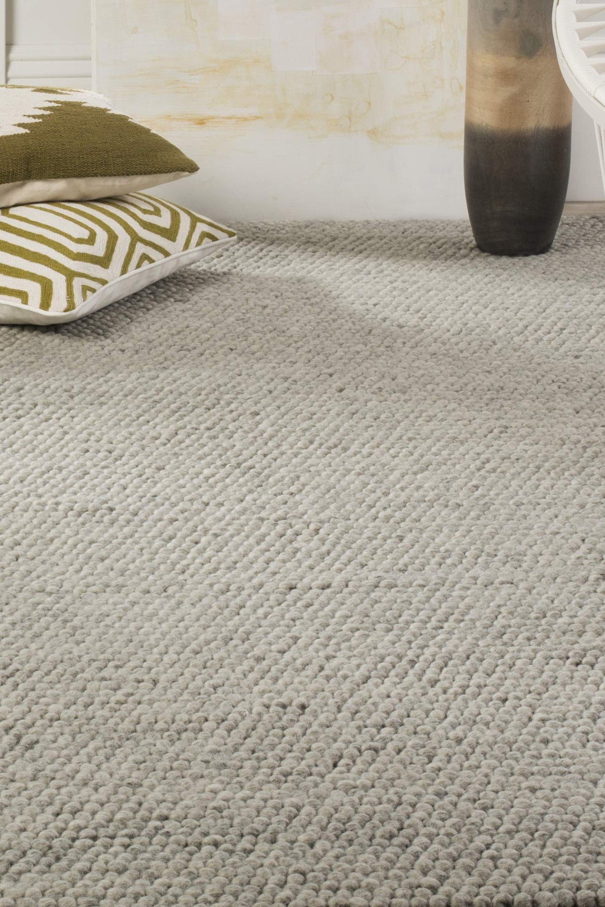 SAFAVIEH Natura Runner Rug 2x6 Wool Knotted, Beige NAT620B