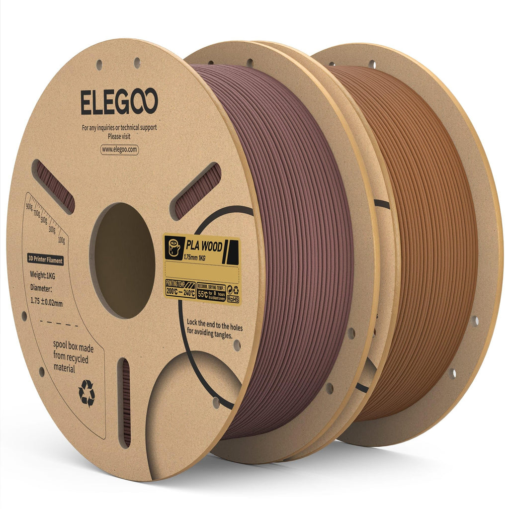 ELEGOO PLA 3D Printer Filament 1.75mm Bundle Multicolors 10KG