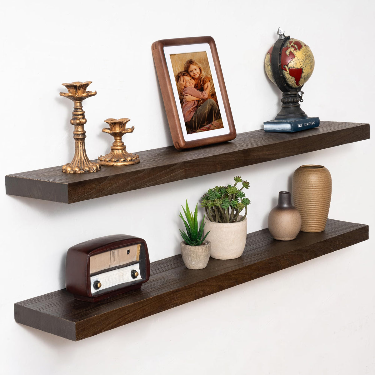 Marsmiles 55in Long Floating Shelves for Wall Mounted, 1Pack|Natural