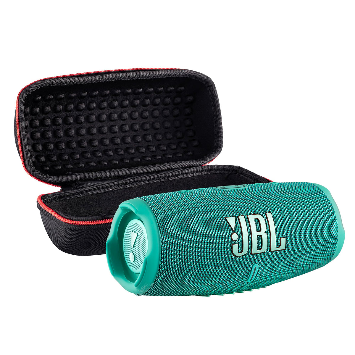 JBL Charge 5 Wireless Bluetooth Speaker (Black) | Rugged IP67 Waterproof Outdoor Audio with Deep Bass & 20H Playtime | Includes Protective Travel Case for Beach, Hiking, Camping, and More