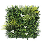 ECOOPTS 20"x20" Faux Ivy Privacy Fence Screen Artificial Boxwood Panels Topiary Hedge Plants for Indoor Outdoor Decoration, #3 Mixed Leaves, 20 Packs