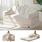 MAXYOYO Folding Sofa Bed, 2 in 1 Convertible Sofa to Lounger