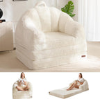 MAXYOYO Folding Sofa Bed, 2 in 1 Convertible Sofa to Lounger