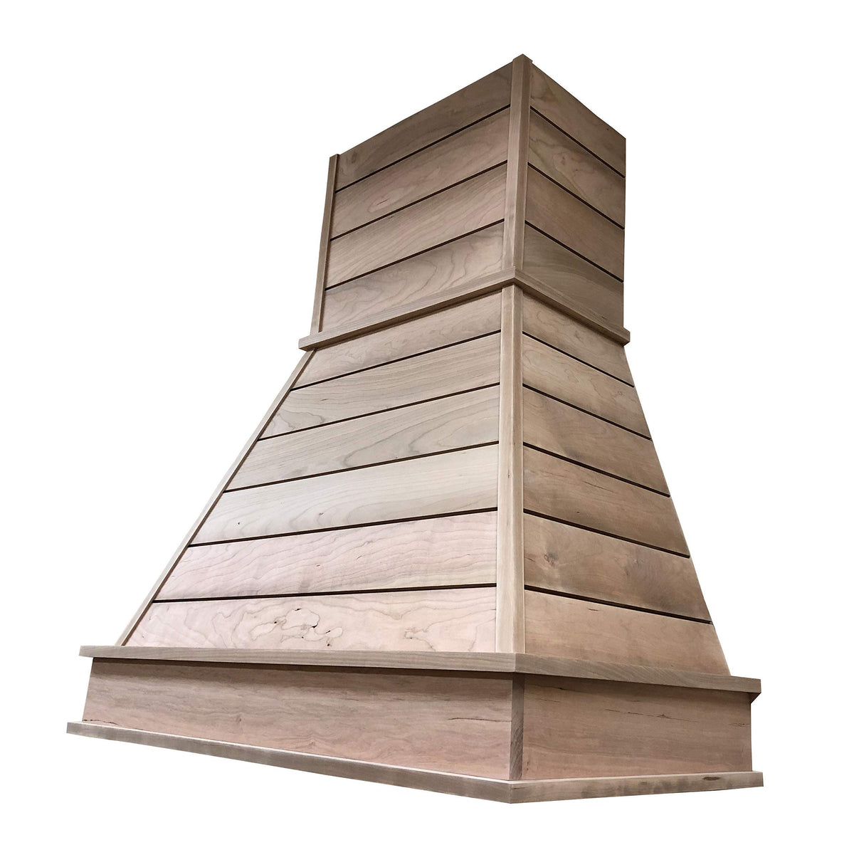 Castlewood Shiplap Trimmable Chimney Extension for 36" Wide Hood (15" High, Alder)