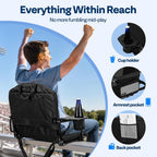 VIVOHOME Stadium Seats with Back Support, Bleacher Chairs for Sport Event