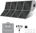 400W Portable Solar Panel for Power Station, Foldable Solar Panels