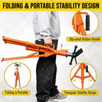 2PCS Pipe Jack Stand, 2500LB Carbon Steel Heavy Duty Pipe Stand,