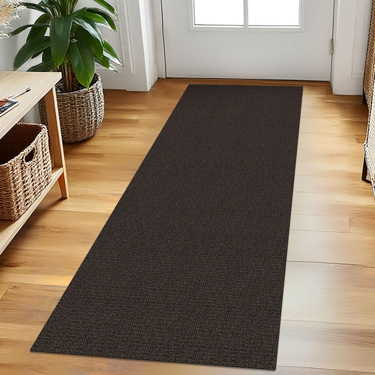 EARTHALL Washable Area Rug, Non Slip Living Room Rug, 5x7 Ft, Sand/Beige