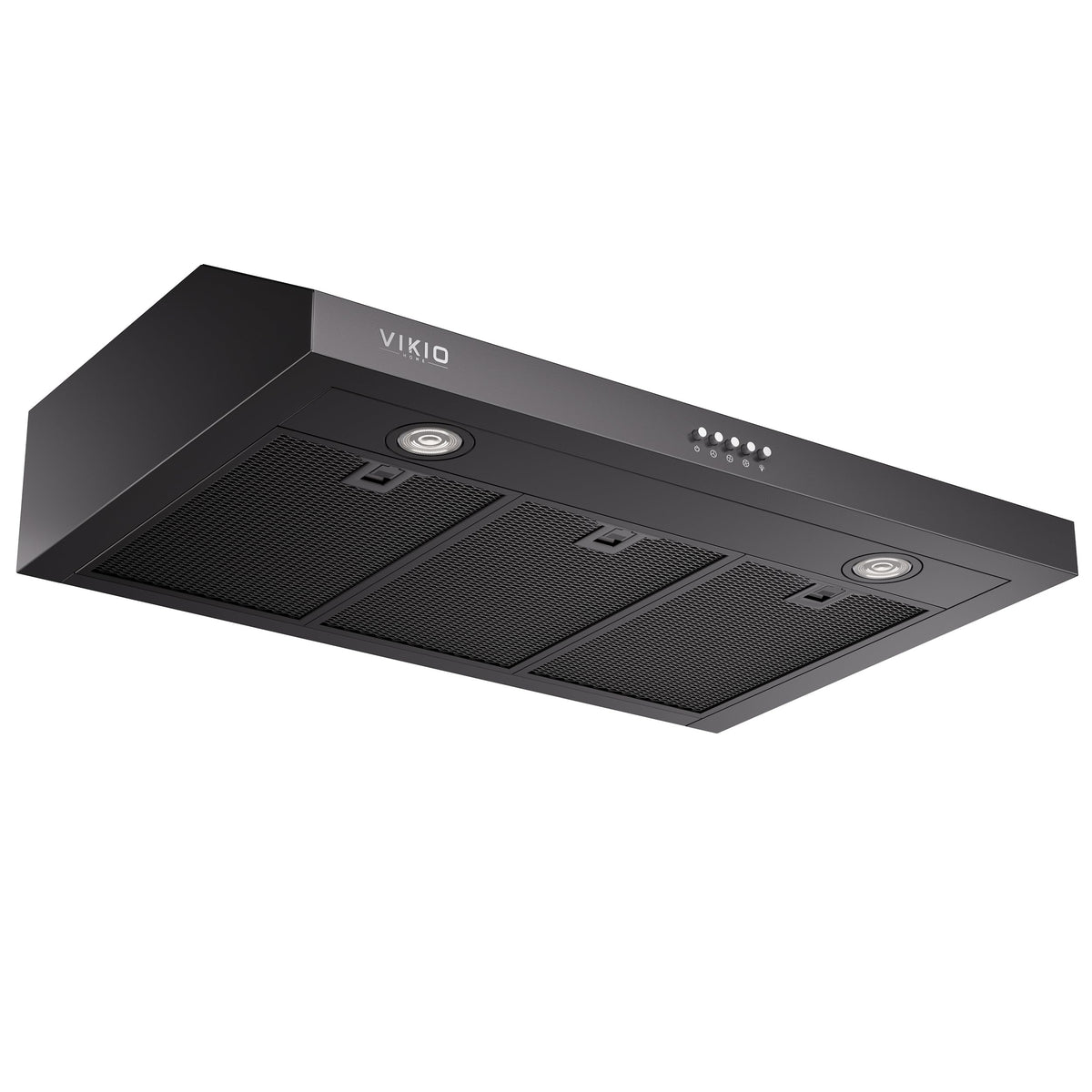 VIKIO HOME Under Cabinet Range Hood 30 Inch, 1200 CFM Dual-Motor Kitchen Vent with LED Lights, Button Control, Ducted Vent Hood, Reusable 5-Layer Aluminum Filters, Stainless Steel