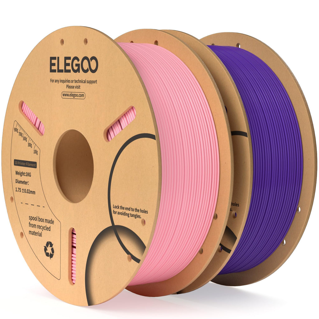 ELEGOO PLA 3D Printer Filament 1.75mm Bundle Multicolors 10KG