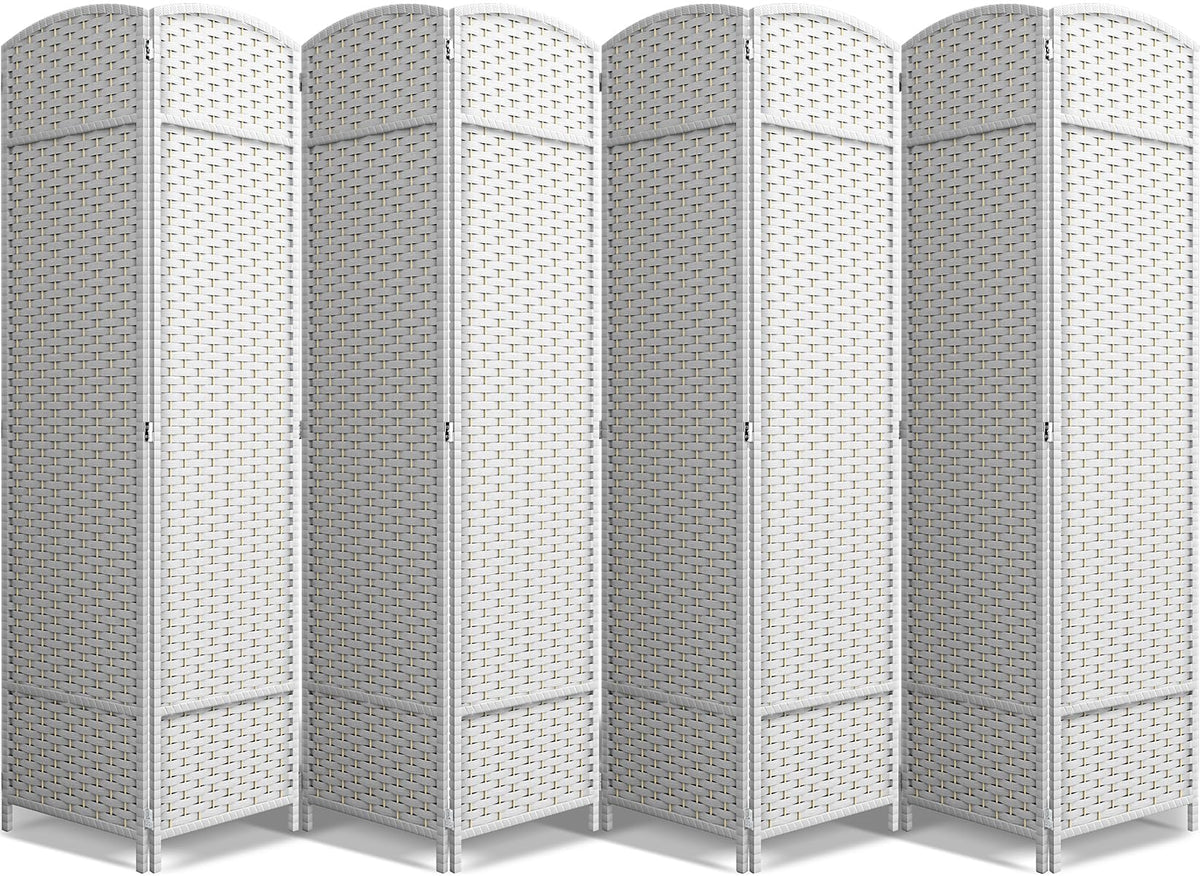 Sorbus Foldable Room Divider, Mesh Privacy Screen (6 Panel, Black)