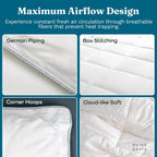 Olive + Crate Bamboo Comforter - Queen Size Duvet Insert, 88"x90"
