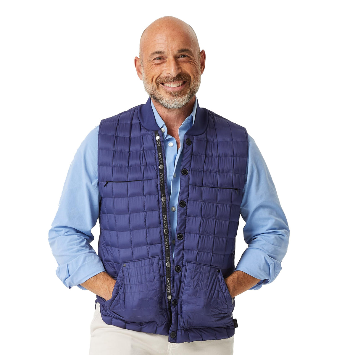 PYVOT Men's Journey Weighted Vest, Fitness Apparel for Walking & Workouts