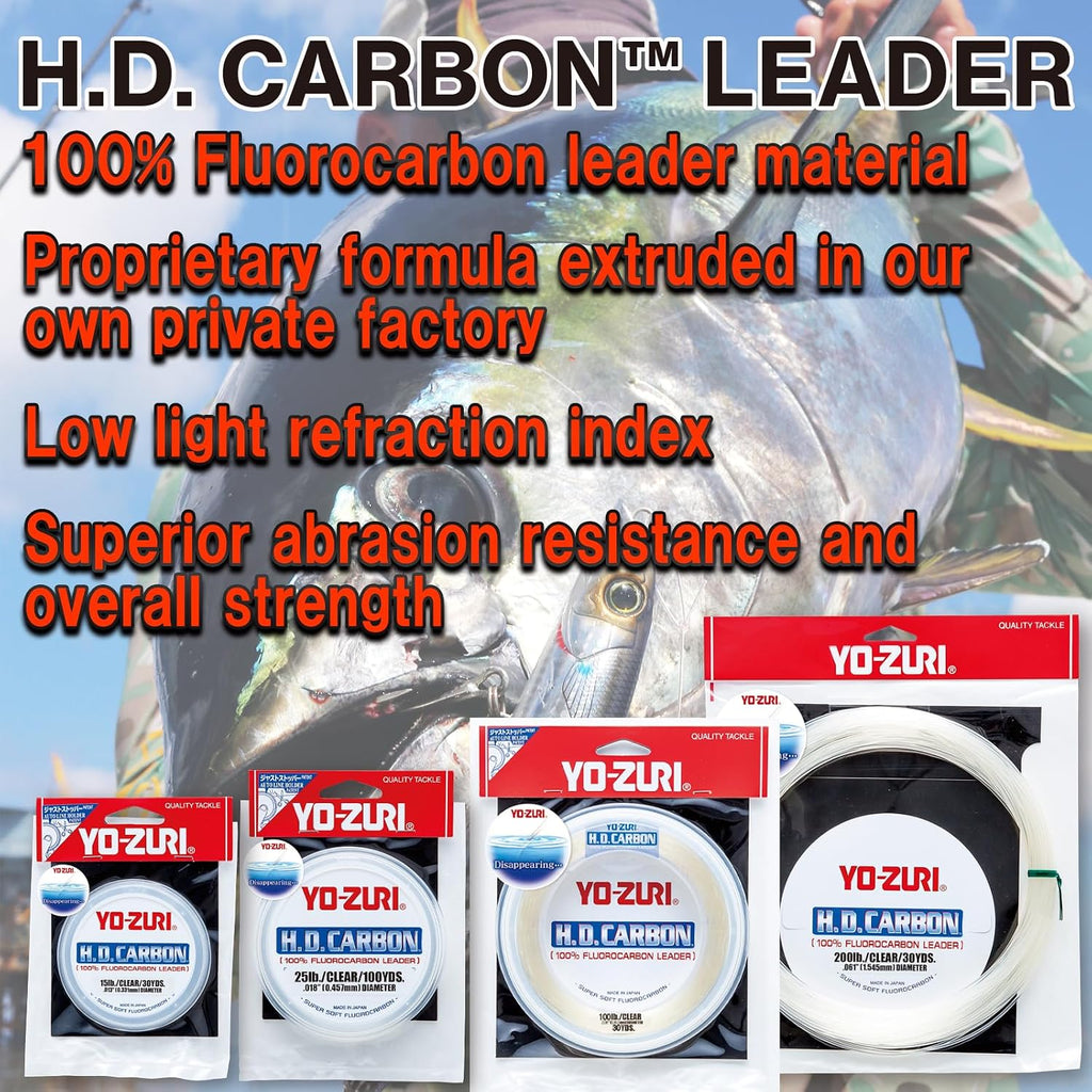 Yo-Zuri H.D. Carbon Fluorocarbon Leader Line