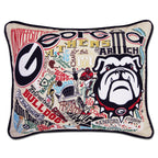 Catstudio Texas A&M Aggies Hand Embroidered Throw Pillow