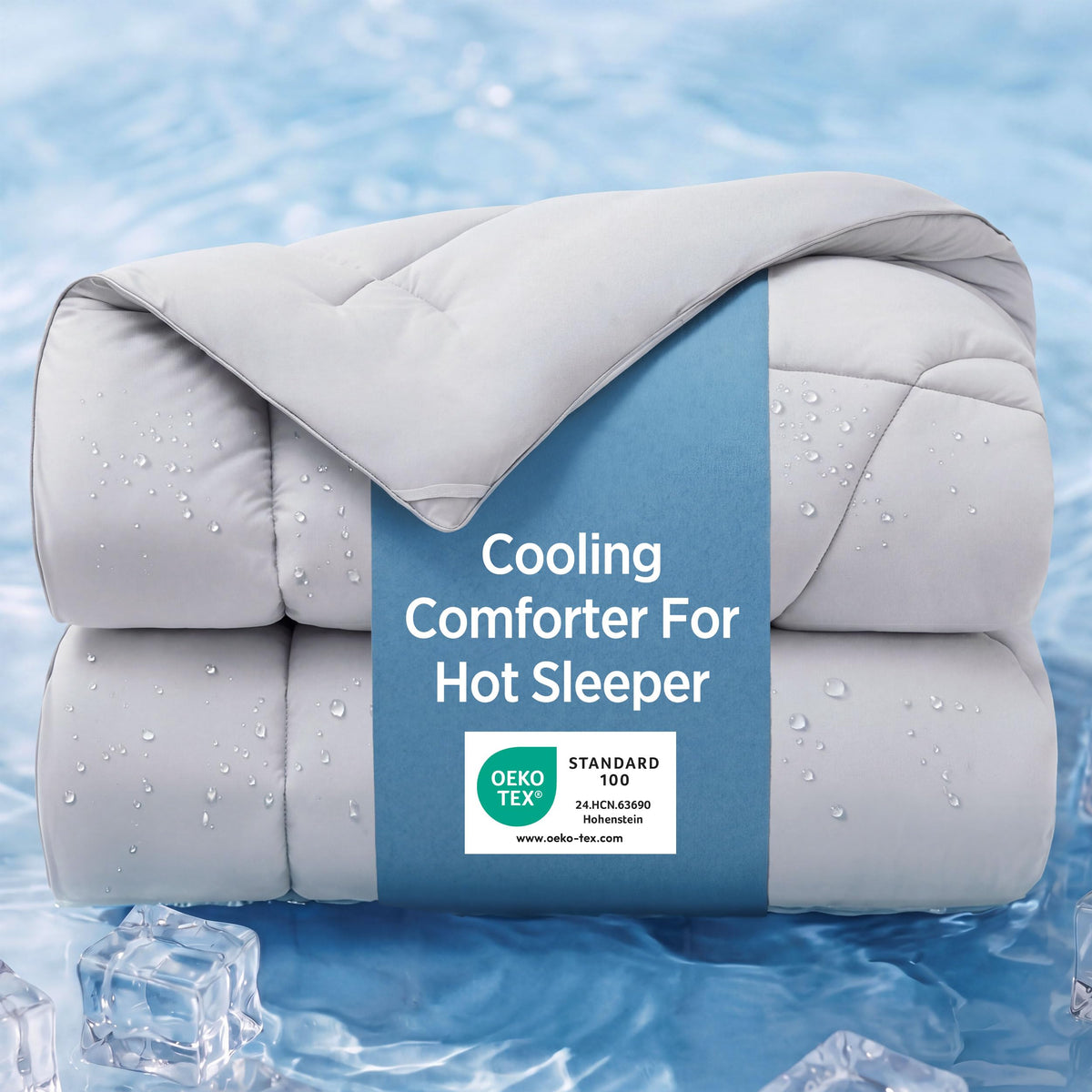 Bedsure Cooling Comforter Blankets for Hot Sleepers, All Season, King