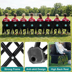 1MORE Folding Bench, Portable Foldable Sideline Bench for Team with Carry Bag