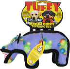 TUFFY® 5 Pack Jr Bear, Hippo, Bone, Stego & GearRing Durable Plush Dog Toys