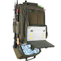 Fishing Backpack with Cooler for 3 Tackle Boxes Fishing Bag with Rod Holder