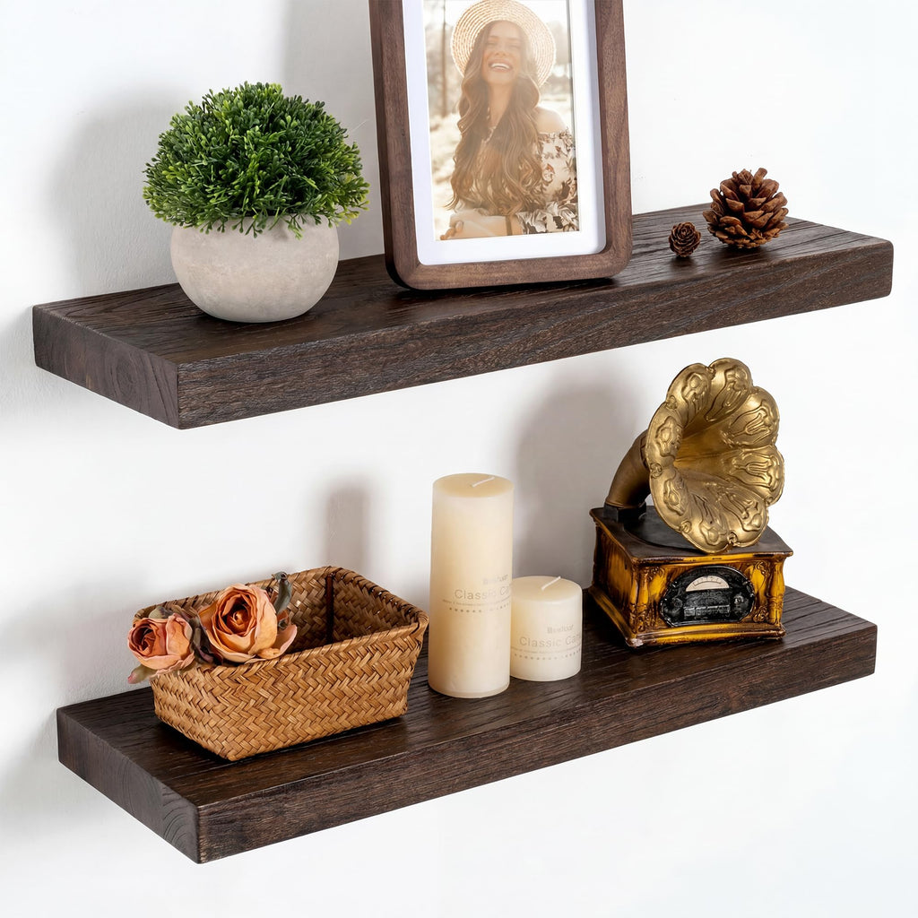 Marsmiles 55in Long Floating Shelves for Wall Mounted, 1Pack|Natural