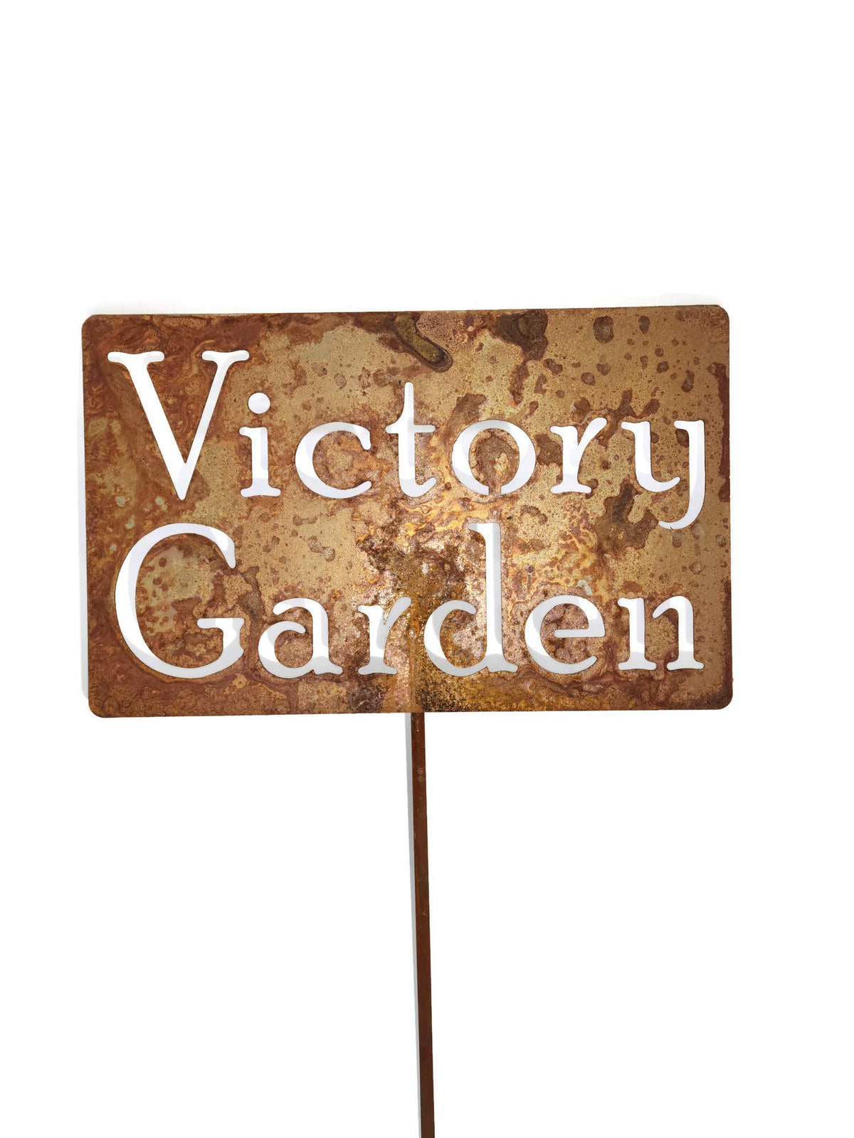 Funny Garden Stake 20 to 33 Inches Tall (Please Don't Die, Large 28" Tall)