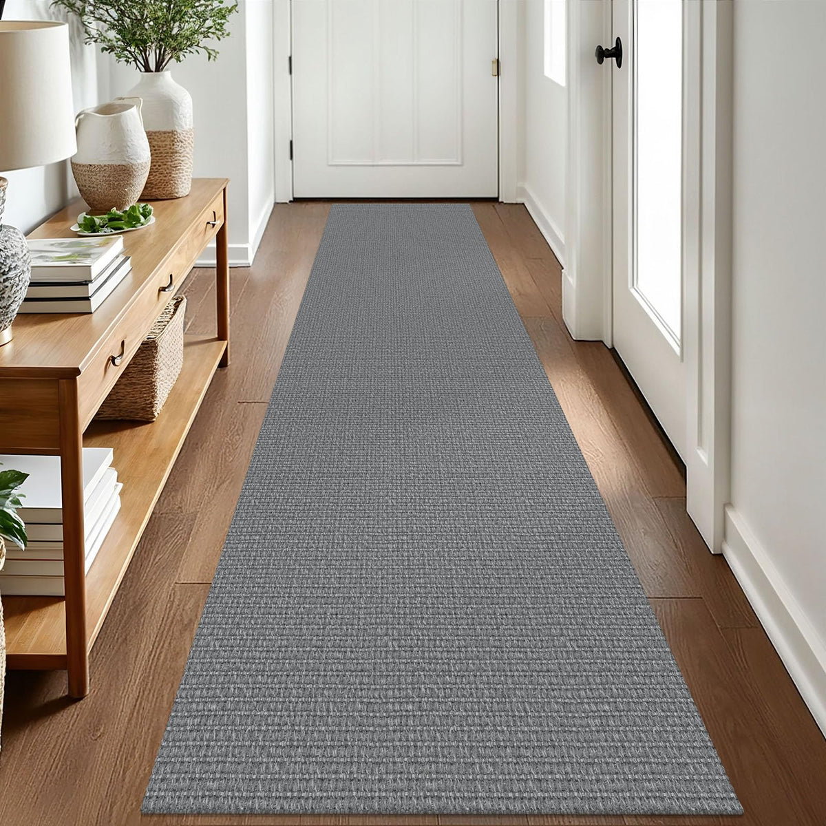EARTHALL Washable Area Rug, Non Slip Living Room Rug, 5x7 Ft, Sand/Beige