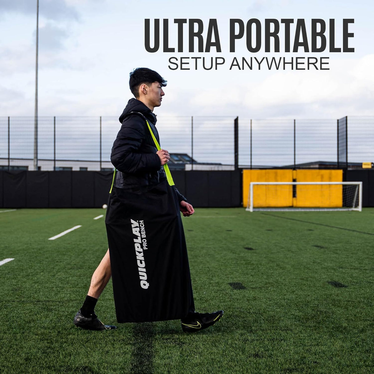 QuickPlay Pro 6-Seater Team Bench with Canopy Shelter - Sideline