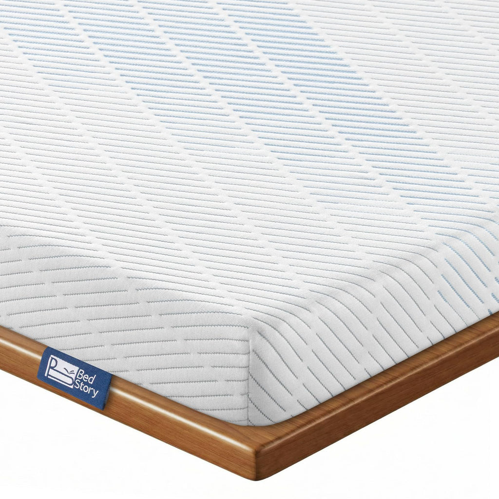 BedStory 3 Inch King Size Firm Mattress Topper, No Odor