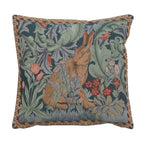 William Morris Birds Face to Face II Tapestry Throw Pillow Cover 19 x 19 in