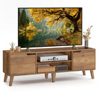 VASAGLE TV Stand for 65'' TV, Entertainment Center with Adjustable Shelf