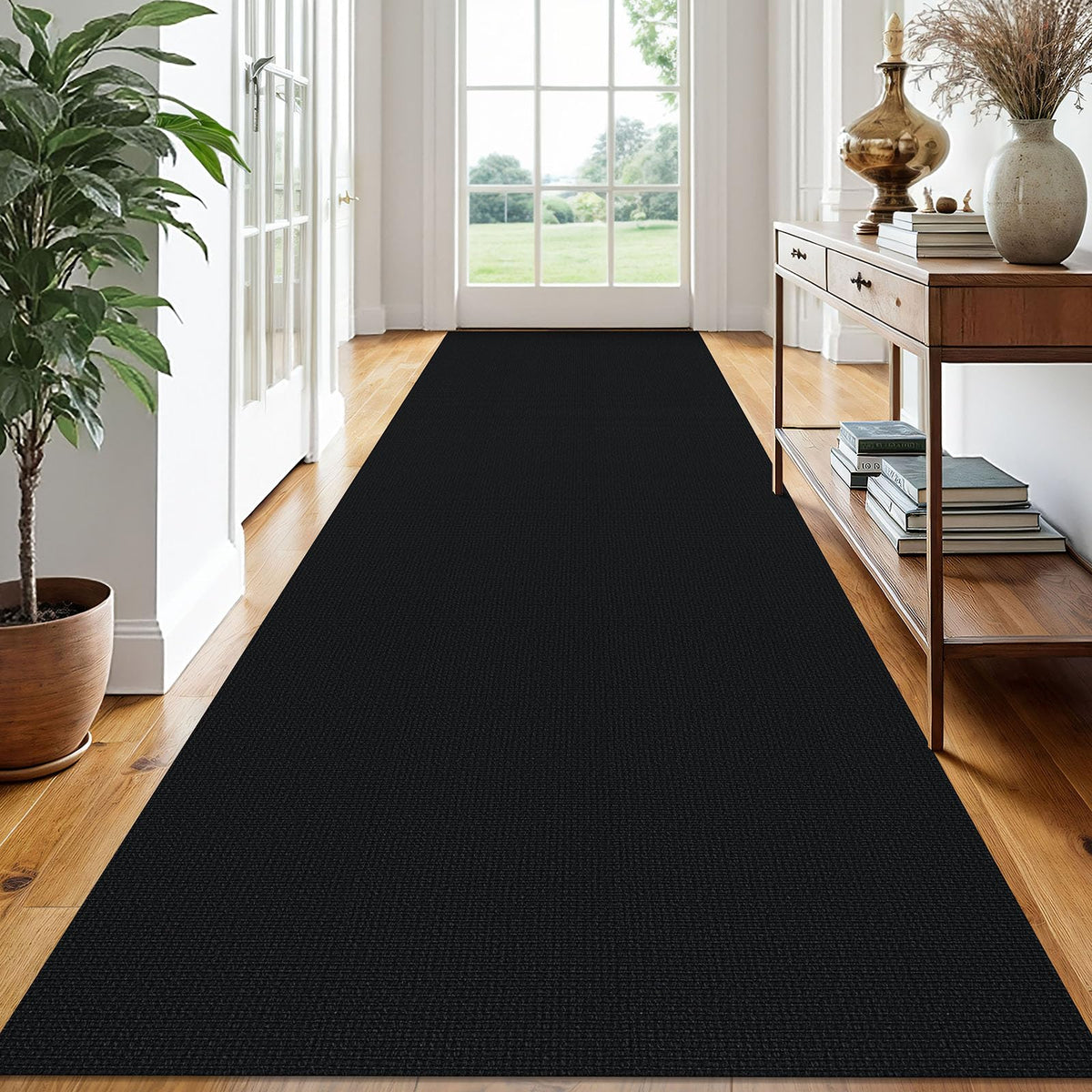 EARTHALL Washable Area Rug, Non Slip Living Room Rug, 5x7 Ft, Sand/Beige