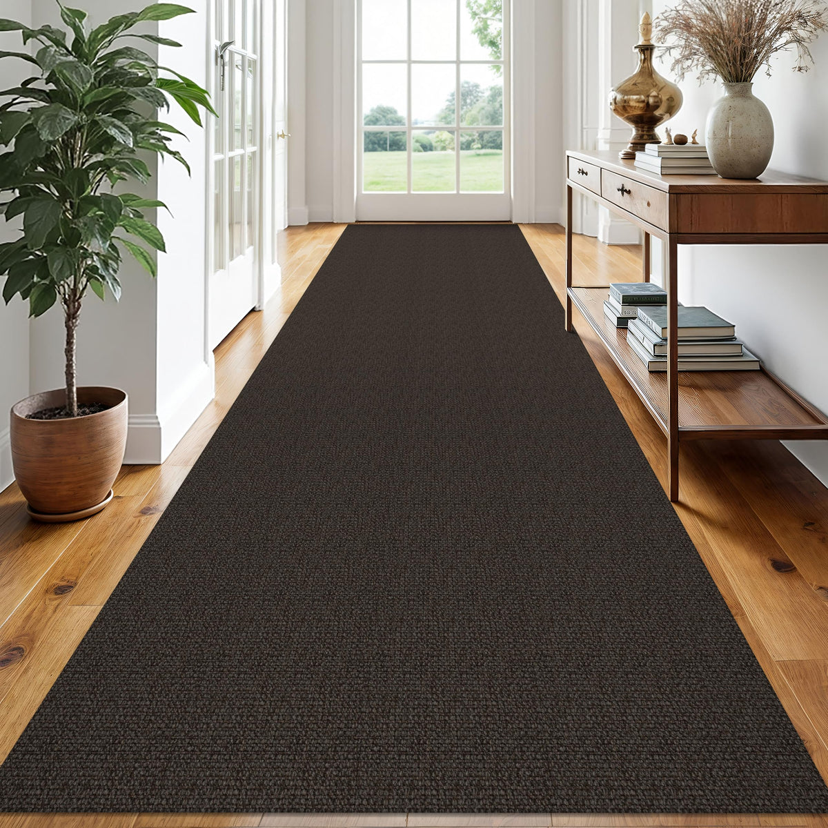 EARTHALL Washable Area Rug, Non Slip Living Room Rug, 5x7 Ft, Sand/Beige