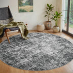 8x10 Area Rugs for Living Room Washable Bedroom Dining Room Blue Grey