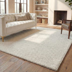 SAFAVIEH Natura Runner Rug 2x6 Wool Knotted, Beige NAT620B