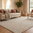 SAFAVIEH Natura Runner Rug 2x6 Wool Knotted, Beige NAT620B