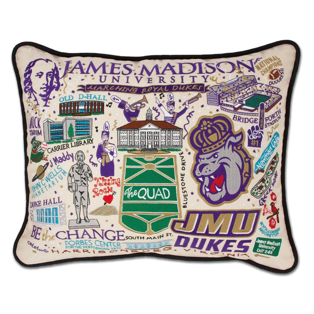 Catstudio Texas A&M Aggies Hand Embroidered Throw Pillow