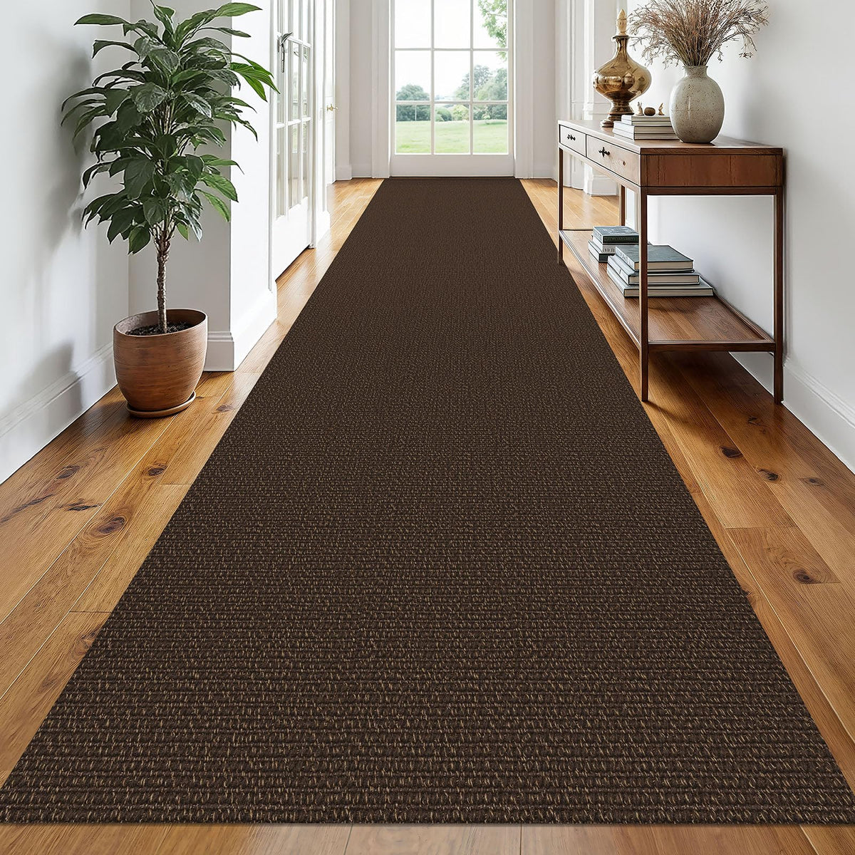EARTHALL Washable Area Rug, Non Slip Living Room Rug, 5x7 Ft, Sand/Beige