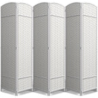 Sorbus Foldable Room Divider, Mesh Privacy Screen (8 Panel, Chocolate)