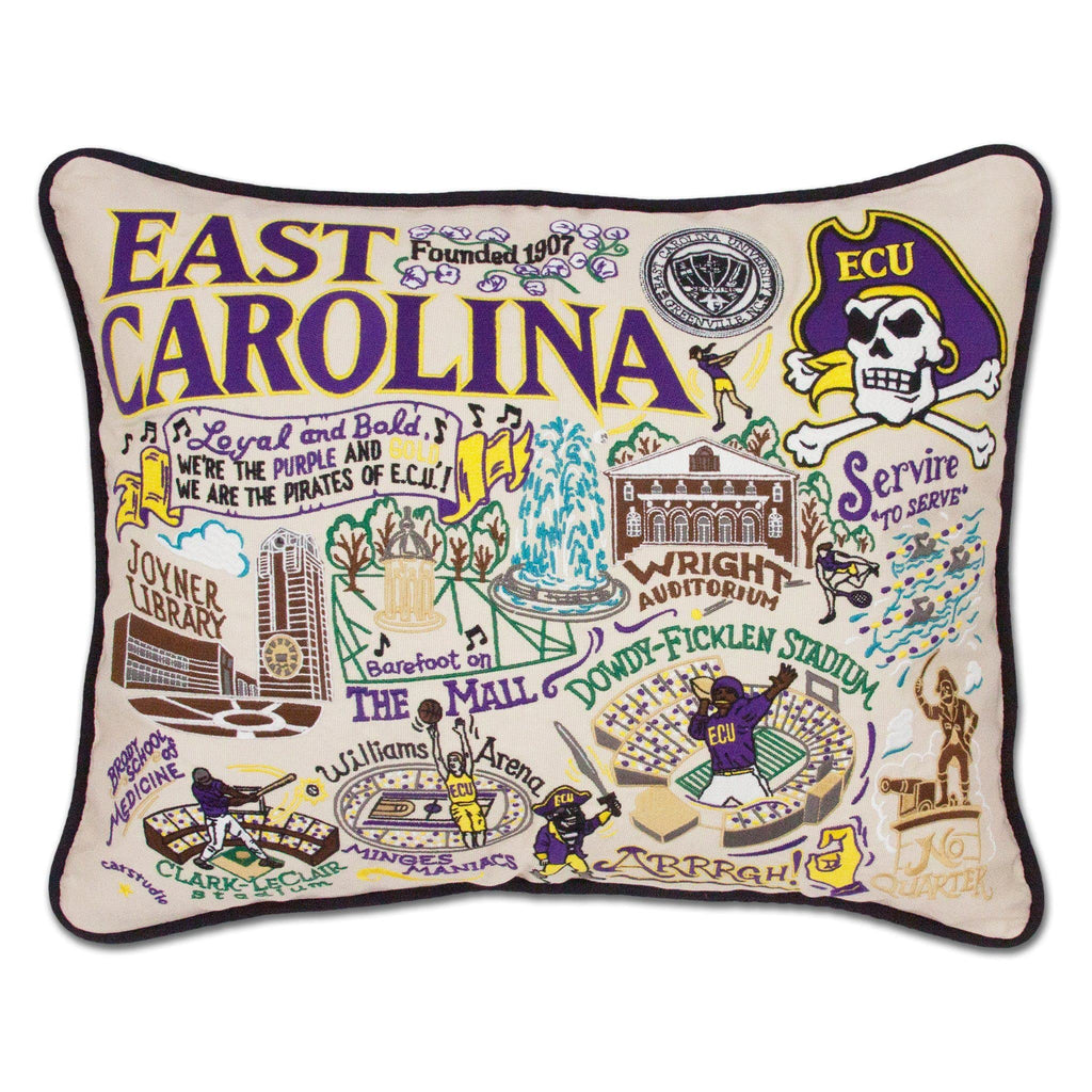 Catstudio Texas A&M Aggies Hand Embroidered Throw Pillow