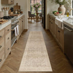 HUGEAR 8x10 Beige Neutral Area Rugs Washable Rug Carpet