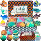 Bath Bombs for Kids with Surprise Inside, 12 Bubble Bath Fizzies with Toys
