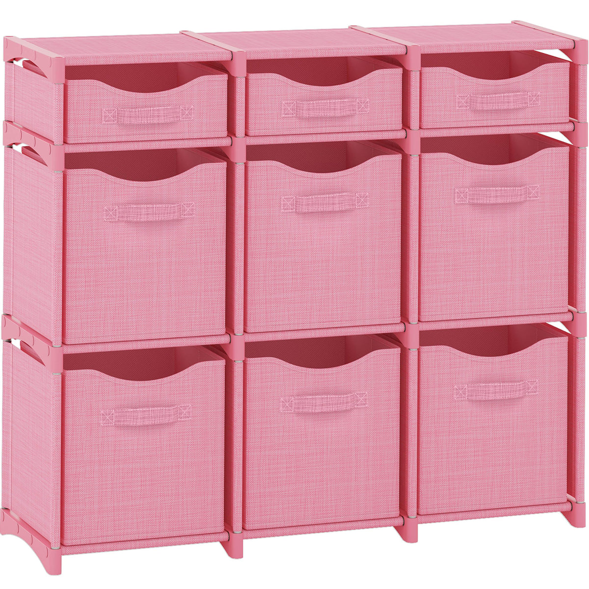 Cube Storage Organizer with Storage Bins Included - The Perfect Closet Organizers and Storage Solution. Includes 12 Storage Cubes, Great For Toy Storage, Closet Storage, Clothes Storage (Grey)